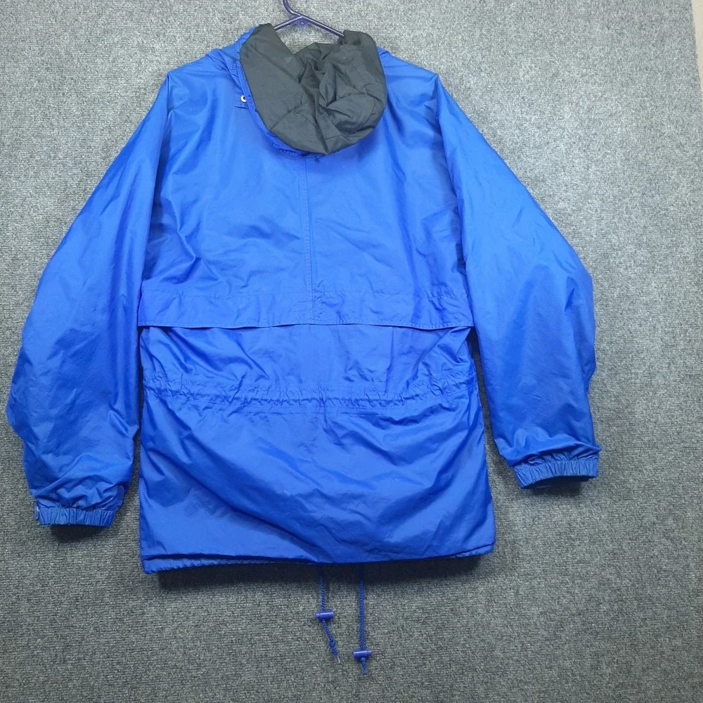 Helly Hansen Vintage Windbreaker Jacket S Blue Mens Gorpcore Hooded Coat